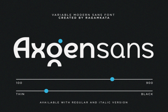 Axgensans: The Modern Sans Serif Font for Digital Design and Branding