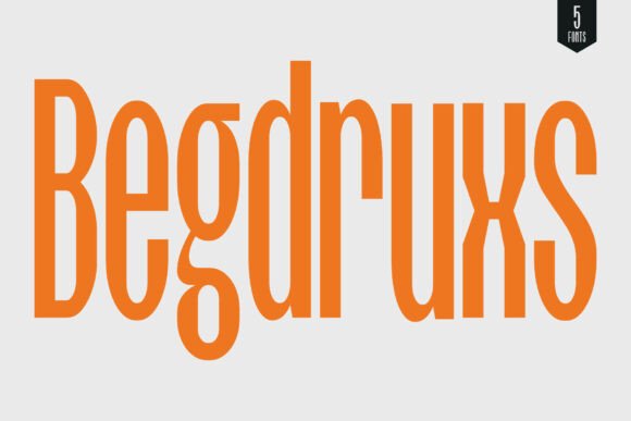 Begdruxs: A Modern Sans Serif Font for Professional Branding