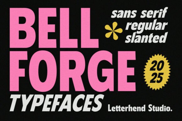 Bellforge: Bold Sans Serif Font for Crafters and Sellers