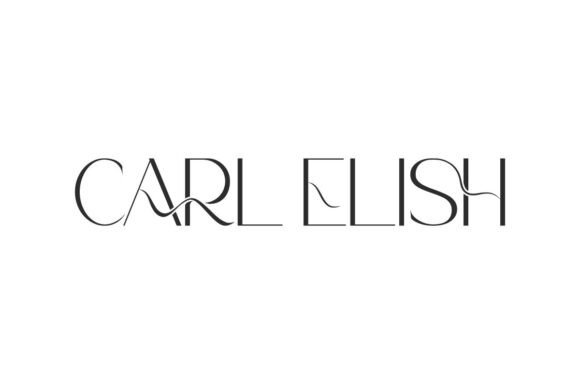 Carl Elish: A Luxurious Sans Serif Font for Makers and Printables Designers