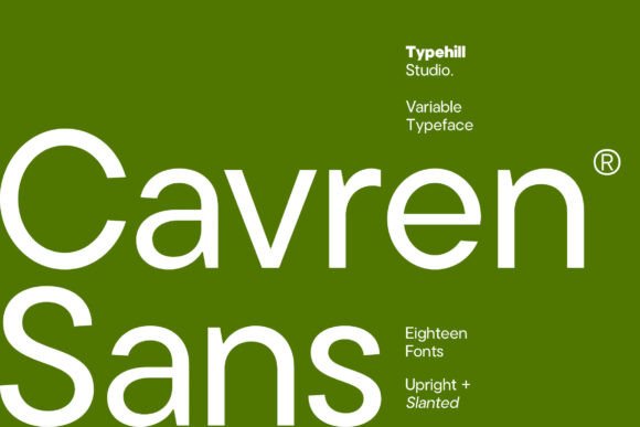 Cavren Sans: A Maker's Review of This Modern Typeface