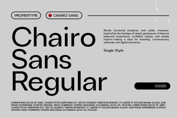 Chairosans: The Geometric Sans Serif Font That Elevates Campaign Visuals