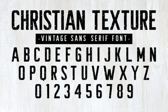 Christian Texture Font for Web Design: A Vintage-Inspired Sans Serif That Elevates Branding