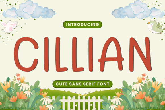 Cillian: A Cute Handwriting Sans Serif Font for Crafters and Makers