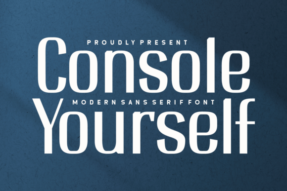 Console Yourself: The Sans Serif Font That Elevates Tech, Esports, and Poster Designs