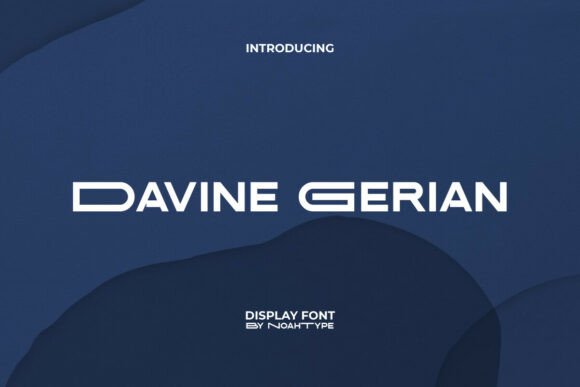 Davine Gerian: A Stylish Sans Serif Font for Modern Brand Campaigns