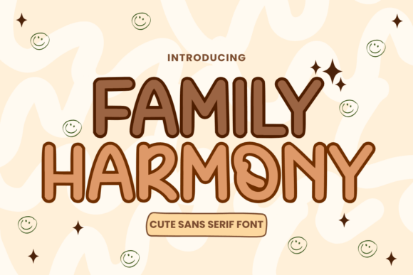 Family Harmony: A Playful Sans Serif Font for Campaigns That Connect