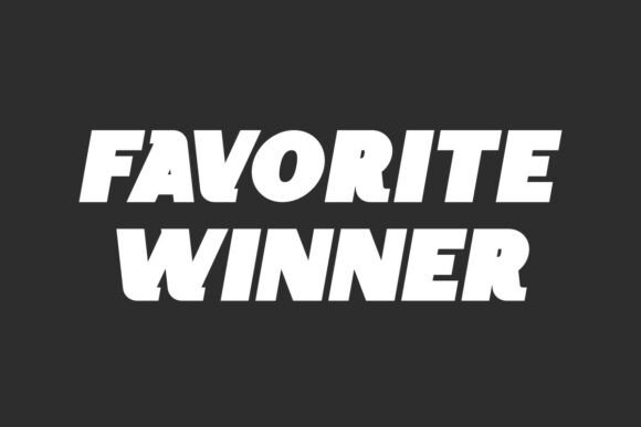 Favorite Winner: The Bold Sans Serif Font That Commands Attention in Digital Campaigns