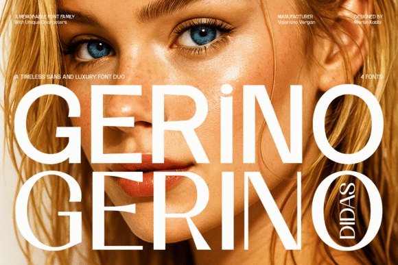 Gerino: A Fresh Sans Serif for Modern Editorial Design