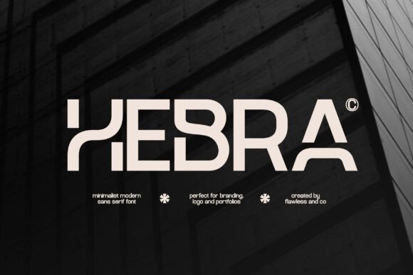 Hebra: A Minimalist Modern Sans Serif Font for Forward-Thinking Brand Design