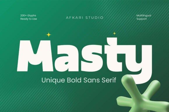 Masty: A Bold Sans Serif Font for Impactful Digital Marketing