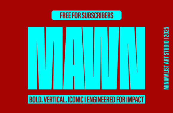 Mawn: A Bold Sans Serif Font for High-Impact Branding