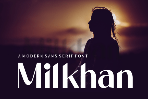 Milkhan: A Fashion-Forward Sans Serif Font for Elegant Branding