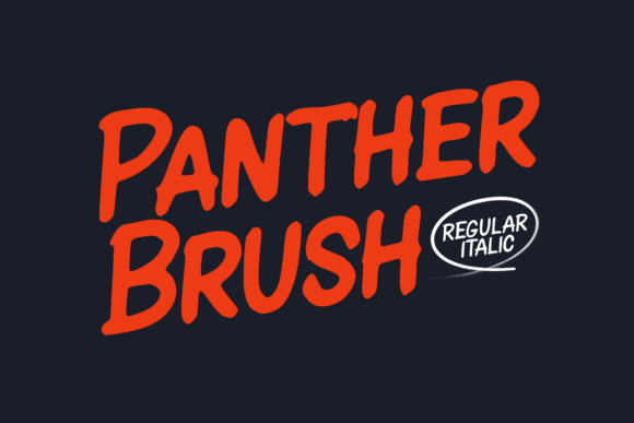 Panther Brush: Bold Sans Serif Font for Business Branding