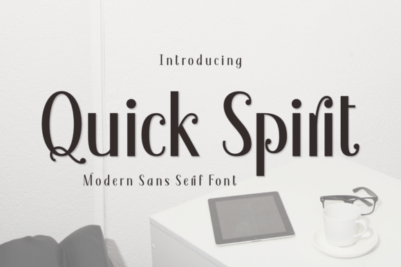 Quick Spirit Sans Serif: A Light Caption Font for Elegant Editorial Design