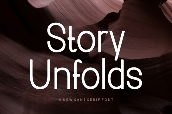 Story Unfolds: A Friendly Sans Serif Font That Elevates Small Business Branding